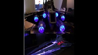 How to Light up Lepin 05077 UCS Republic Cruiser