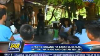 3 taong gulang na babae sa Bataan, kritikal matapos gilitan ng leeg