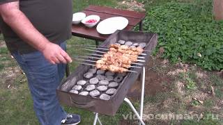 Рецепт - Шашлык из свиного филе от ВидеоКулинарии