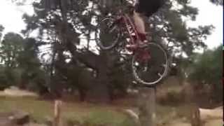 Trials at the Anglesea bike park 'Aurelien Fontenoy'