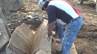 how to quarry flagstone.. Ecomulch and sod