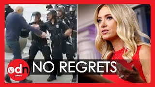 Kayleigh McEnany Defends Trump Tweet About Injured 75-Year-Old