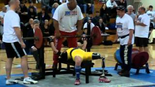 Ali McWeeny 75k Bench with Above Knee Amputation