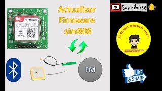 Updating firmware sim808 series