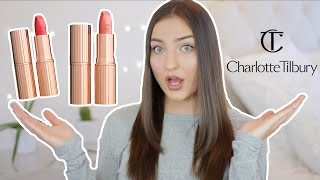 Charlotte Tilbury Lipstick Collection + Swatches