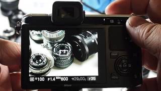 Nikon 1  V1  with AF/EXP Chip