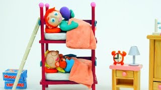 Baby Elsa & Baby Ariel Share Toys ❤ Superhero & Frozen Play Doh Cartoons For Kids ❤ Stop Motion