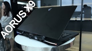 Aorus X9 - ТОПОВЫЙ игровой ноутбук от Gigabyte - Computex 2017