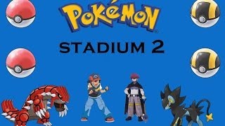 Pokemon stadium 2 nintendo 64 primeira badge