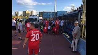 Clipe de panică la stadionul Gaz Metan | novatv.ro