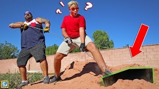 What's Inside Abandoned Underground Box?! Mystery Chain Pull Secret Revealed!
