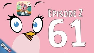 Angry Birds Stella - Level 61 Giant Clam - Episode 2 - Walkthrough (3 Stars)