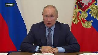 REFEED: Putin holds meeting on COVID-19 situation in Russia
