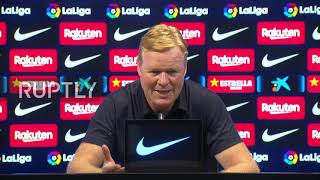 Spain: "The best Barca in many years" - Koeman after win against Real Sociedad