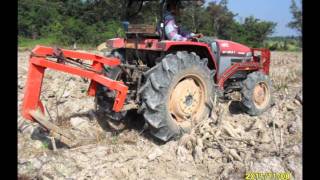 ผานขุดมัน อย่างเทพ คูโบต้า ผานยกร่อง cool cassava harvester