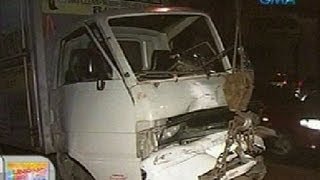 UB: 2 truck, nagbanggaan sa EDSA-Buendia; 1, sugatan