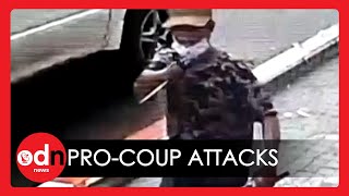 Myanmar Military Coup: Stabbings in Yangon as Anti-Coup Protesters Clash With Pro-Military Mobs