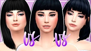 Criando um sim ↠ Sem cp VS Maxis VS Alpha ♥ The Sims 4
