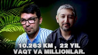 33 savol - 10.263 km , 22 yil vaqt va millionlar.
