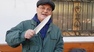 Кованный шеф №126 c выпукло-вогнутой линзой. Вернисаж Ч.2/Forged chef with convex-concave lens