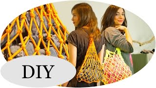UPCYCLING-Ideen: T-Shirt Bag DIY // Netz-Turnbeutel mit Kim Lianne Pt.2