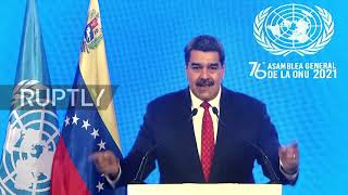 UN: Maduro demands end to US and EU "criminal sanctions" against Venezuela