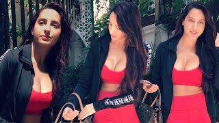 Nora Fatehi Looking Fabulous Spotted at Yasmeen Karachiwala | Outside Bandra