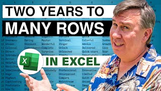 Expand Year Range To Individual Rows - Duel 195