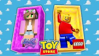 LEGO MAN IS IN AN ACCIDENT! Minecraft Toystore