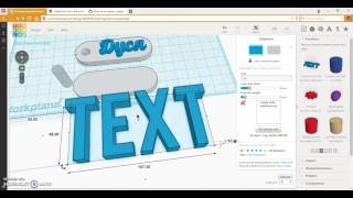 Tinkercad - Простой персонализированный брелок [3D моделирование]