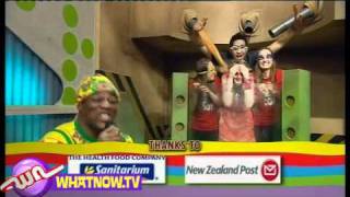 What Now - Charlie, Gem, Hannah and Bridget in the gunge tank