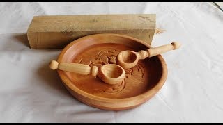 Spoon on a lathe. Легкий способ выточить ложку на токарном станке.