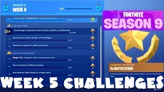 ALL Week 5 Season 9 Challenges Guide - Fortnite Battle Royale