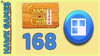 Candy Crush Saga Level 168 (Jelly level) - 3 Stars Walkthrough, No Boosters