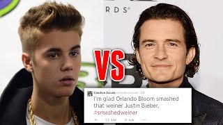Celebrities React to Justin Bieber vs Orlando Bloom Fight