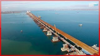 Крымский мост. Строительство сегодня. Керченский мост. Керчь.