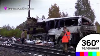 Страшная авария под Владимиром: поезд снес автобус