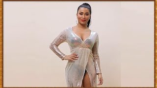 Shiny Translucent Maxi Dress Decorated With Sequins || Relax 309
