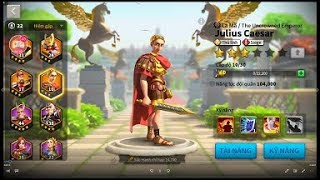 Rise of Kingdoms - Tướng Julius Caesar - Cách chơi như thế nào ?