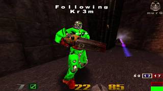 Kr3m vs imurQ (testing input delay in ioquake3)