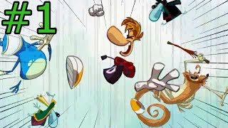 ТАМ ДЖУНГЛИ... | Rayman Origins #1