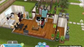 The sims freeplay-Дом с окнами построен,обустройство дома! (3 часть)☺???????