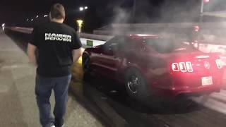 World's first 9 second 3.7 cyclone mustang