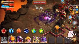 Castle Clash - Прохождение подземелья 8 (15/15) одним героем
