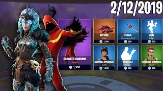 VALKYRIE & CLOAKED SHADOW ARE BACK! February 12th New Skins || Daily Fortnite Item Shop