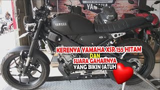 KERENYA YAMAHA XSR 155 HITAM DAN SUARA GAHARNYA YANG BIKIN JATUH CINTA