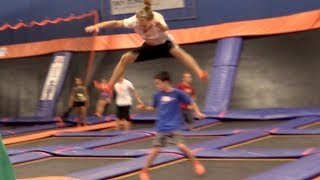 Jumping Over Kids!