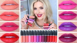 MAC Retro Matte Liquid Lipcolour ♡ Lip Swatches & First Impression Review
