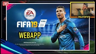 FIFA 19: SBC PACK OPENING + STARTER TEAM BAUEN | FIFA 19 Web App Livestream | PaatoFIFA