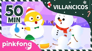 Villancico de Tiburón Bebé y Muñeco de Nieve y más canciones infantiles | +Recopilación | Pinkfong